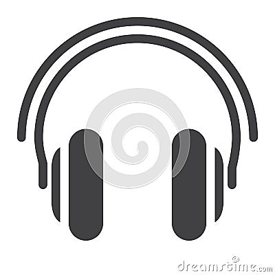 Headphones icon vector Vector Illustration