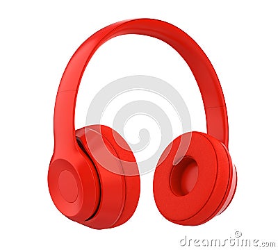 Headphones Isolated Stock Photo