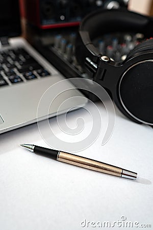 Songwriting concept Stock Photo