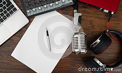 Songwriting concept Editorial Stock Photo