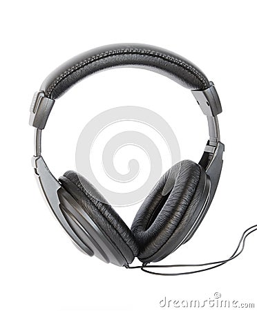 Headphones on a white background Stock Photo