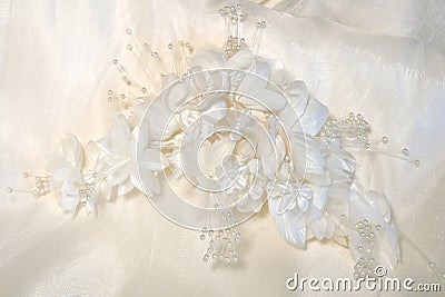 Headpiece White Stock Photo