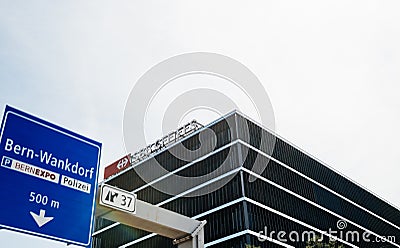 Headquarter of Swiss Federal Railways Schweizerische Bundesbahn Editorial Stock Photo