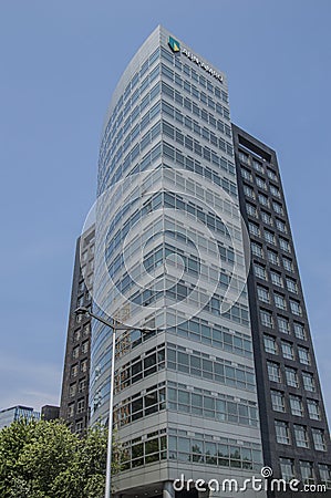 Headquarters ABN AMRO The Netherlands Editorial Stock Photo