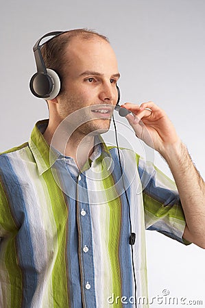 Headset Stock Photo