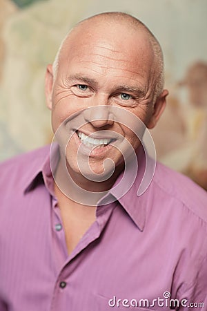 Headshot of a handsome man Stock Photo