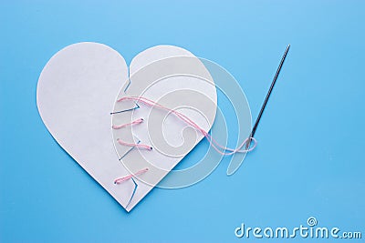 Healing broken heart Stock Photo