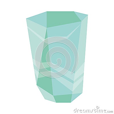 healing crystal ritual Vector Illustration