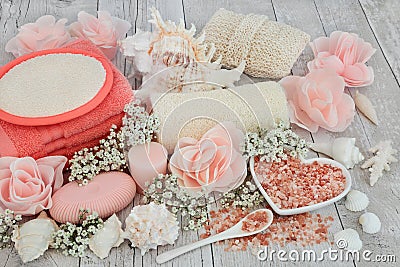 Healing Spa Skincare Treatment Stock Photo