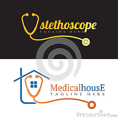 Healt care and medical icon, pharmaceutical medicine symbol, doctor stethoscope logo, healthy lung, bowel, human anatomy , Vector Illustration