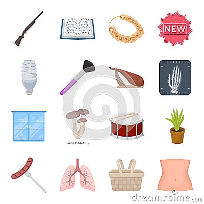 Health, beauty, food and other web icon in cartoon style.Hunting, entertainment, service icons in set collection. Vector Illustration