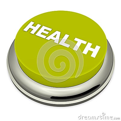 Health button Stock Photo