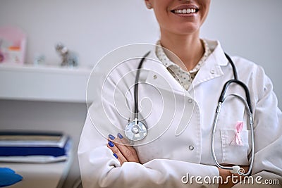 Health care, concept. Breast cancer prevention Stock Photo