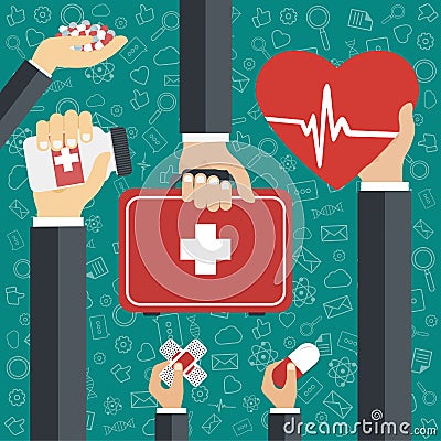 Health care Vector Illustration