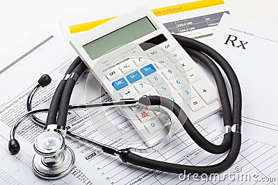 Health care costs Stock Photo