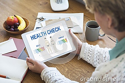 Health Check Annual Checkup Body Biology Concept Stock Photo