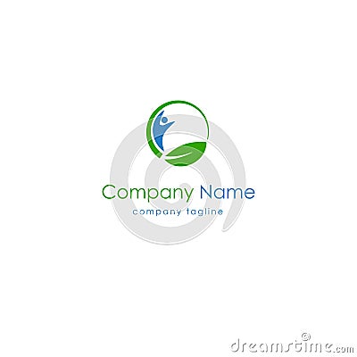 Health Company Logo Stock Photo