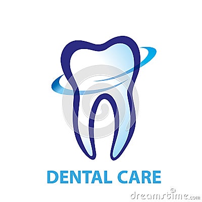 Health Dent Logo design vector. Cosmetic dental dentistry. Dental clinic Logotype concept icon. Health tooth poster or card. Vector Illustration