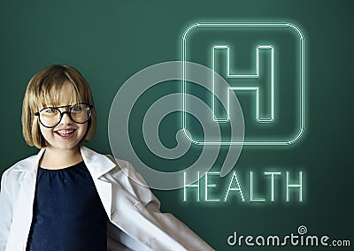 Health Hospital Icon Symbol Concept Stock Photo