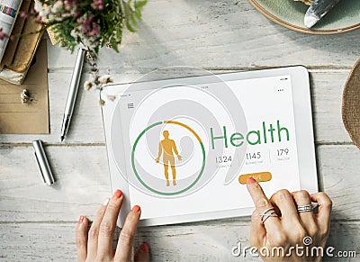 Health Illness Treatment Vitality Wellness Nutrition Concept Stock Photo