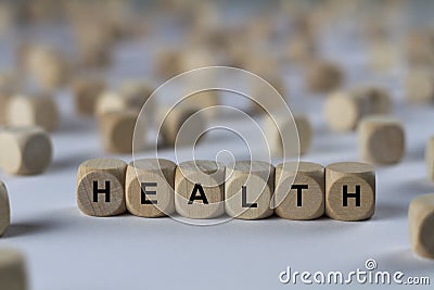 HEALTH - image with words associated with the topic NUTRITION, word, image, illustration Cartoon Illustration