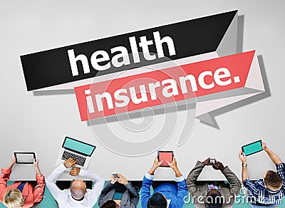 Health Insurance Protection Risk Assessment Assurance Concept Stock Photo