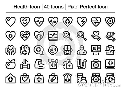 Health icon Vector Illustration