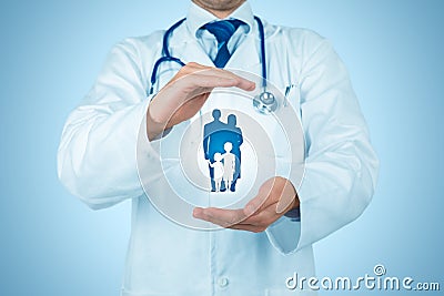 Health and medical insurance Stock Photo