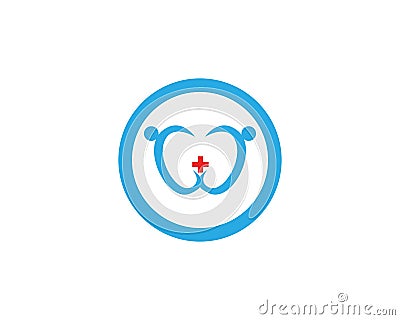 Health Medical Logo template vector illustration design Vector Illustration