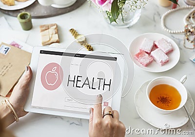 Health Mental Physical Nutrition Vitality Wellness Concept Stock Photo