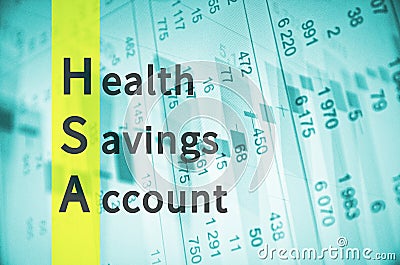 Health savings account Stock Photo