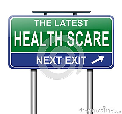 Health scare concept. Stock Photo