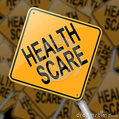 Health scare concept. Stock Photo