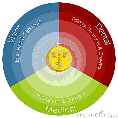 Healthcare Categories Vector Illustration