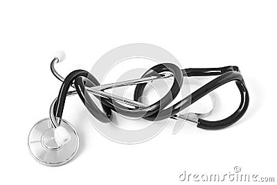 Healthcare concept medicine object - stethoscope Stock Photo