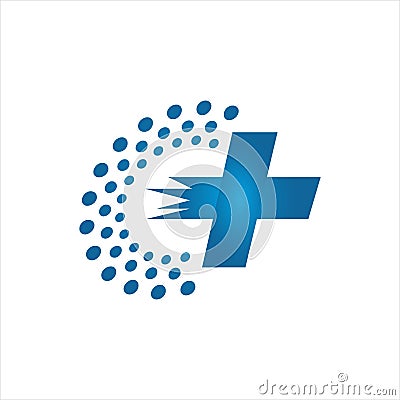 Healthcare medical logo vector icon for Ambulance Hospital Pharmacy emergency symbol Vector Illustration