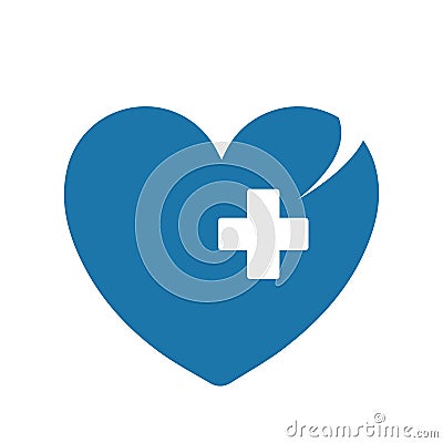 Healthcare medical logo vector icon for Ambulance Hospital Pharmacy symbol Vector Illustration