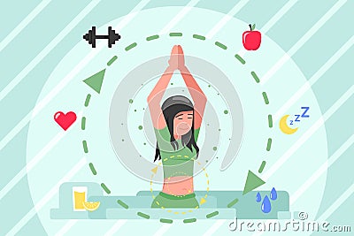 Healthcare, medicine, metabolism, lifestyle, diet concept Stock Photo