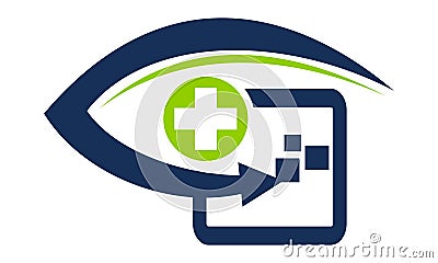 Healthcare Technology by Clinician Vector Illustration
