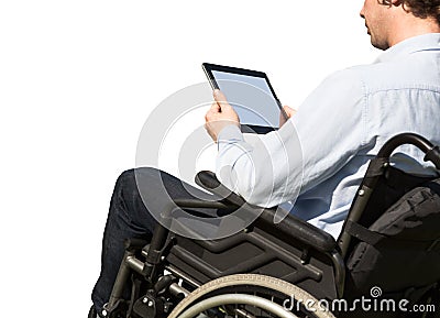 Healthcare: wheelchair user Stock Photo