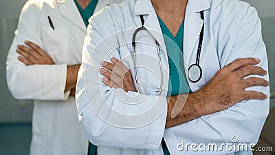 Healthcare workers, coronavirus, covid-19 pandemic and insurance concept. Stock Photo