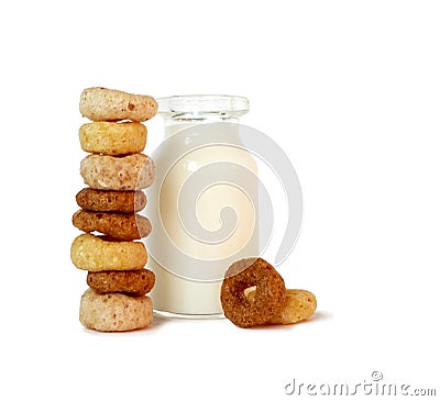 Healthy Balanced Breakfast Stock Photo