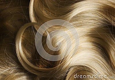 Healthy Blond Hair Stock Photo