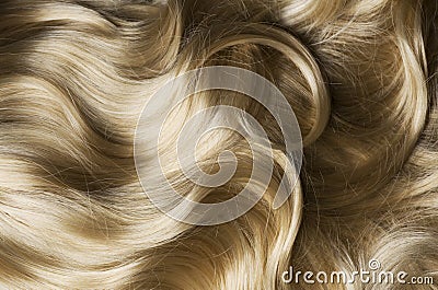 Healthy Blond Hair Stock Photo