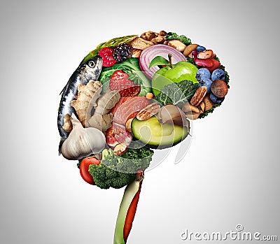 Healthy Brain Food Stock Photo