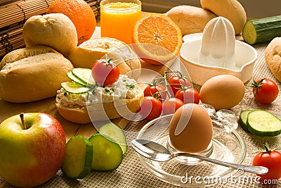 Healthy breakfast Stock Photo