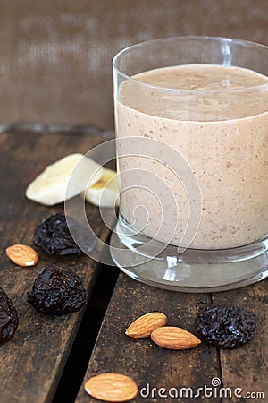 Healthy Breakfast Smoothie Stock Photo