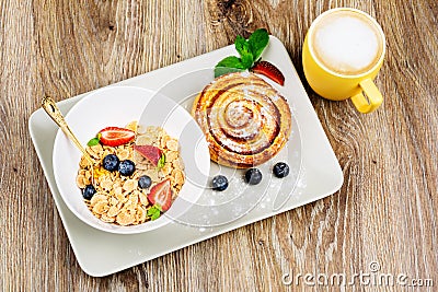 Healthy breakfast Stock Photo