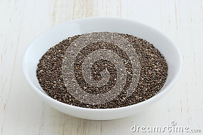 Healthy chia seeds Stock Photo