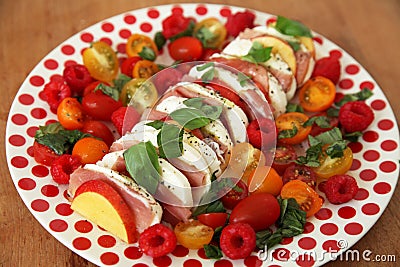 Healthy colorful summer dish Stock Photo